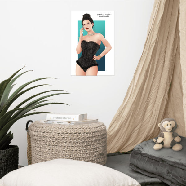 Black Lace Poster