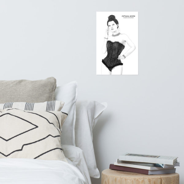 Black Lace Poster (Sketch) - Image 2