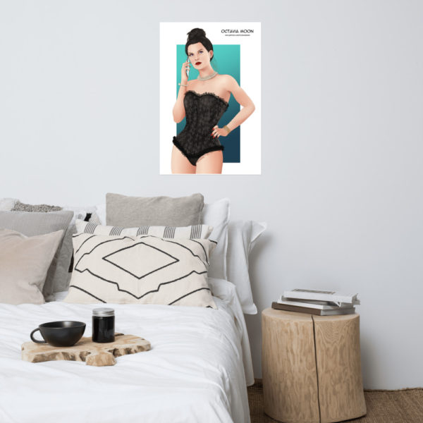 Black Lace Poster (Large)